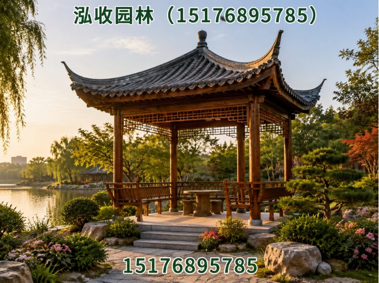 西宁防腐木展示图